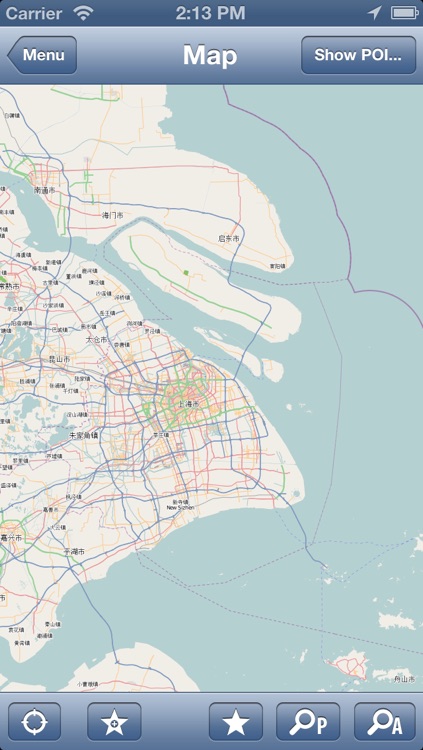 Shanghai, China Offline Map - PLACE STARS