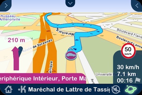 Kapten France GPS multitransport screenshot 3