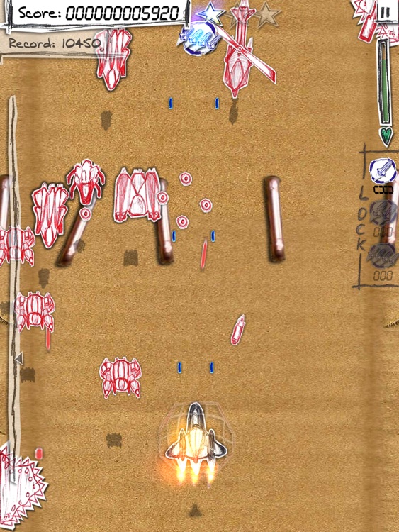 Shock-X. HD Lite - Space shooter wars paper screenshot-4