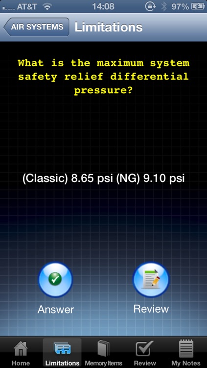 Limitations B737 screenshot-3