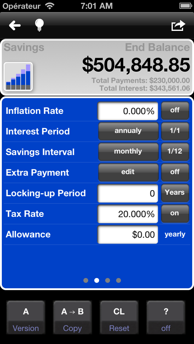 Loan and mortgage calculator - MarkMoney Screenshot