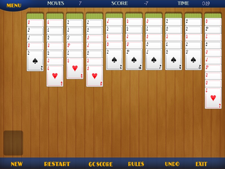 TF Spider Solitaire HD free screenshot-3