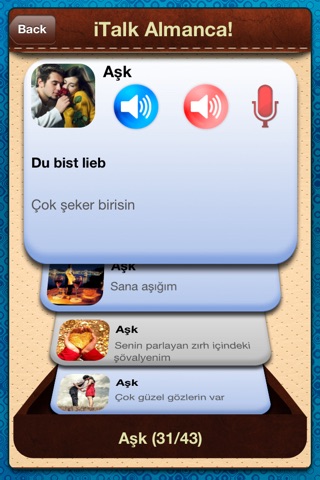 iTalk Almanca! konuşma: Almanca konuşmayı öğren ve kullanışlı ifadeler ile kelime hazneni genişlet screenshot 3