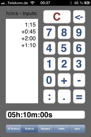 Time Calculator screenshot 2