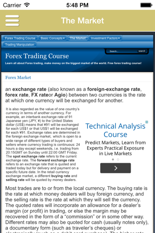 Foreign exchange (Forex) investment course & currency converter calculator screenshot 4