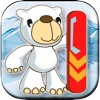 Polar Bear Snowboarding Champions: Crazy Winter Racer