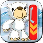 Polar Bear Snowboarding Champions Crazy Winter Racer