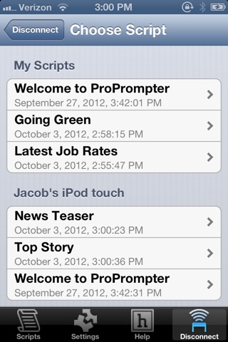 ProPrompter screenshot 2