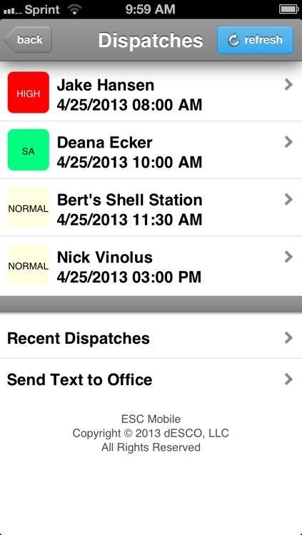 ESC Mobile 13: Field Service