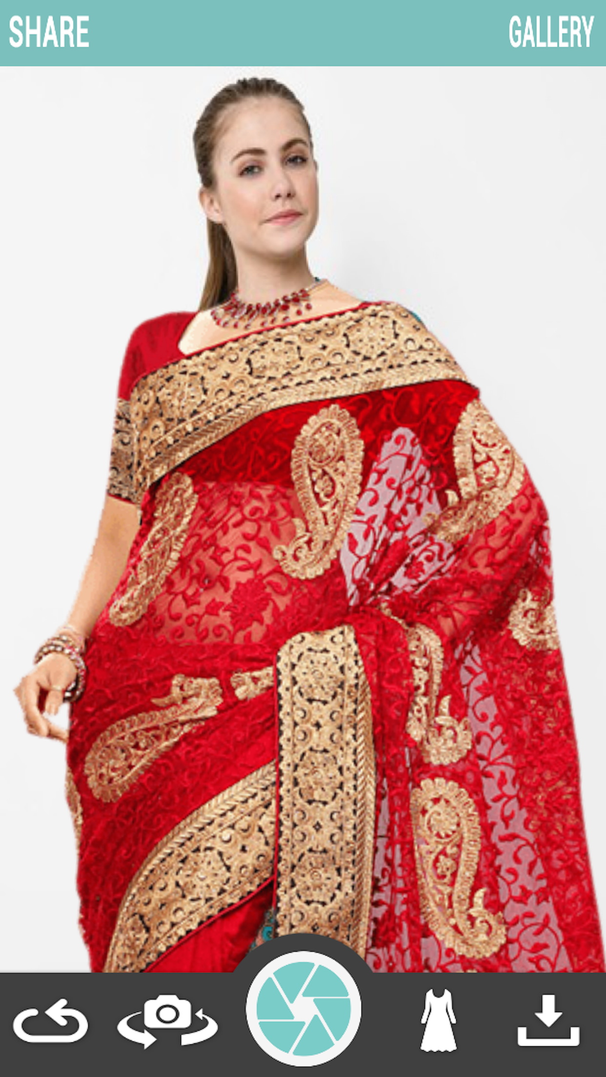 Woman Saree Photo Montage - Photo Editor screenshot 2