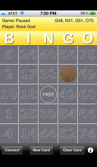 Screenshot #3 pour WiFi Bingo Card Free