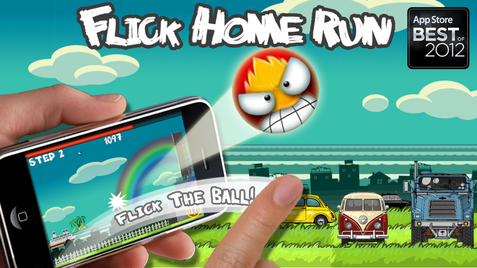 Flick Home Run ! Free Version - 1.2.0 - (iOS)