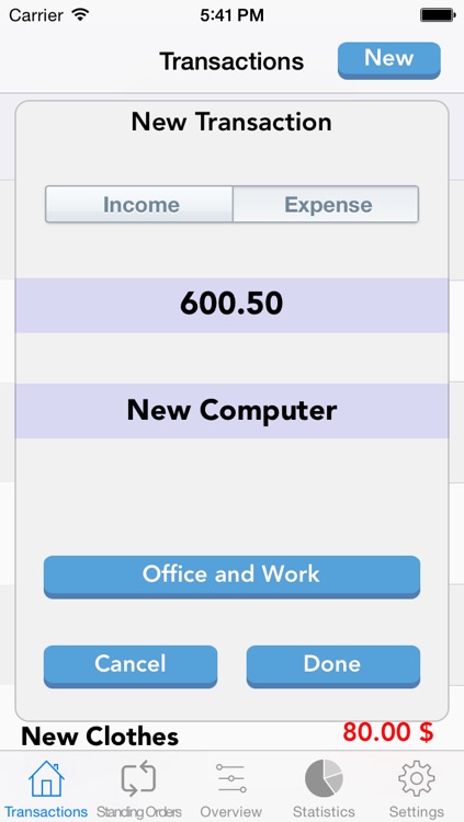 FamilyBudget with Sync