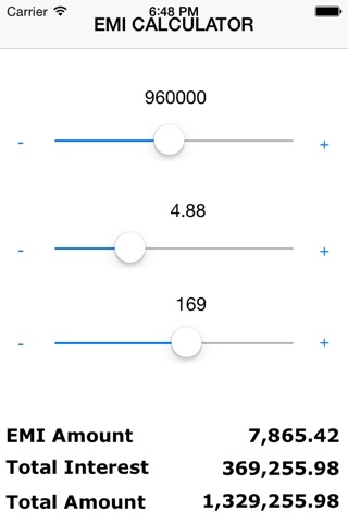 CS EMI Calculator screenshot 2