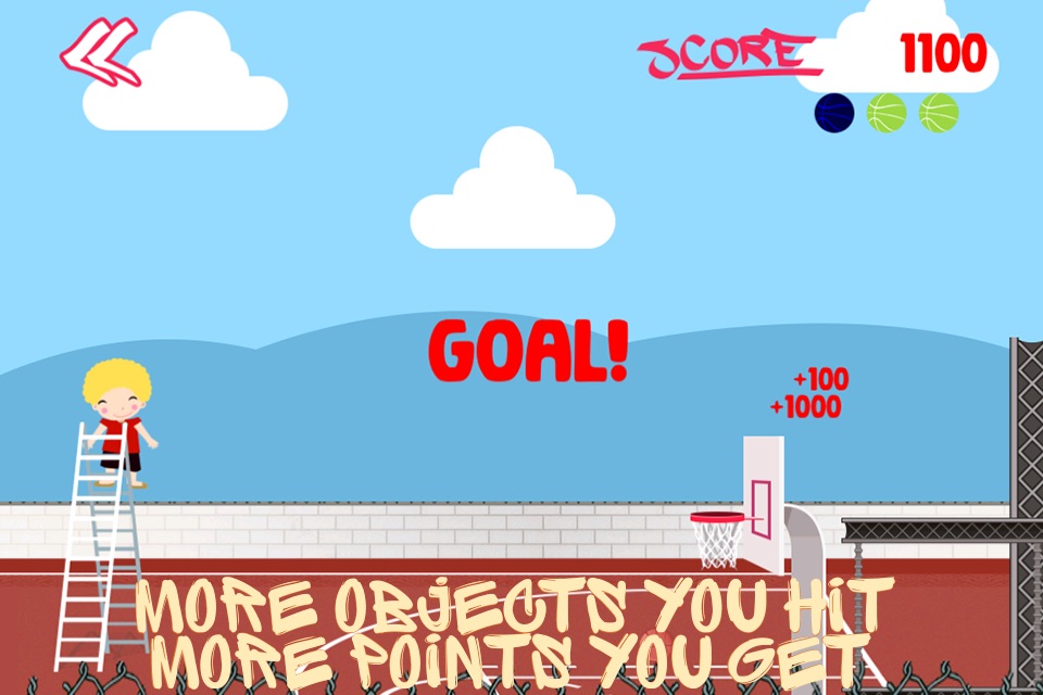 Kids Basketball - Perfect Bullseye Trickshot screenshot 3