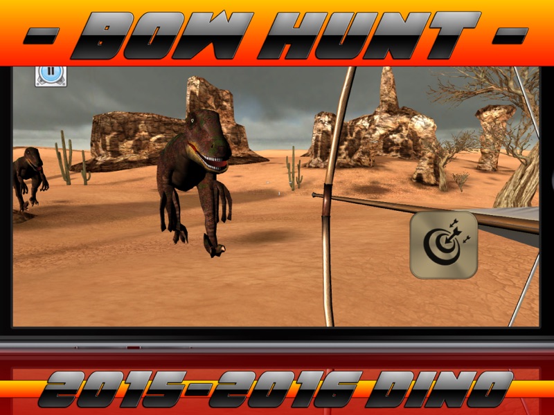 Dino-saur Bow Hunt-ing Island Survivor - 2015 to 2016 Snipe-r Hunter Pro screenshot 2