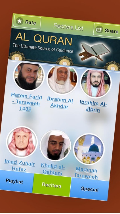 Quran Audio: 100+ reciters