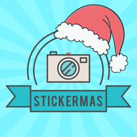 Stickermas - Add overlay artwork sticker on image for New Year and Christmas