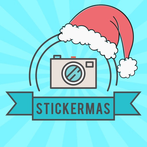 Stickermas - Add overlay artwork, sticker on image for New Year & Christmas icon