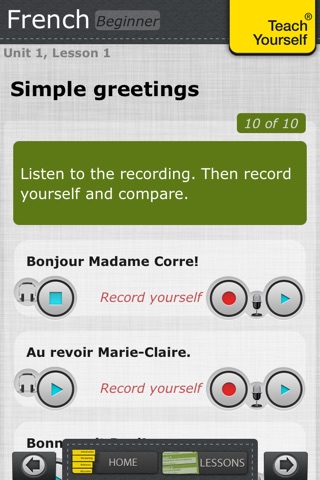 French course: Teach Yourself® screenshot 3