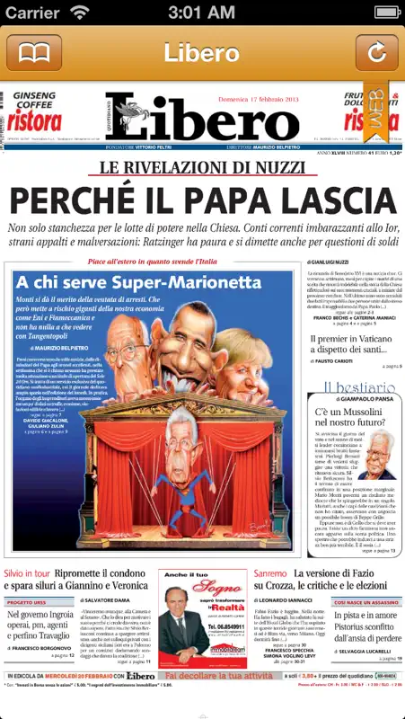 Giornali Oggi - Quotidiani Italiani screenshot 2 of 4