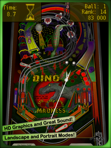 Screenshot #5 pour Dino Madness Pinball Lite