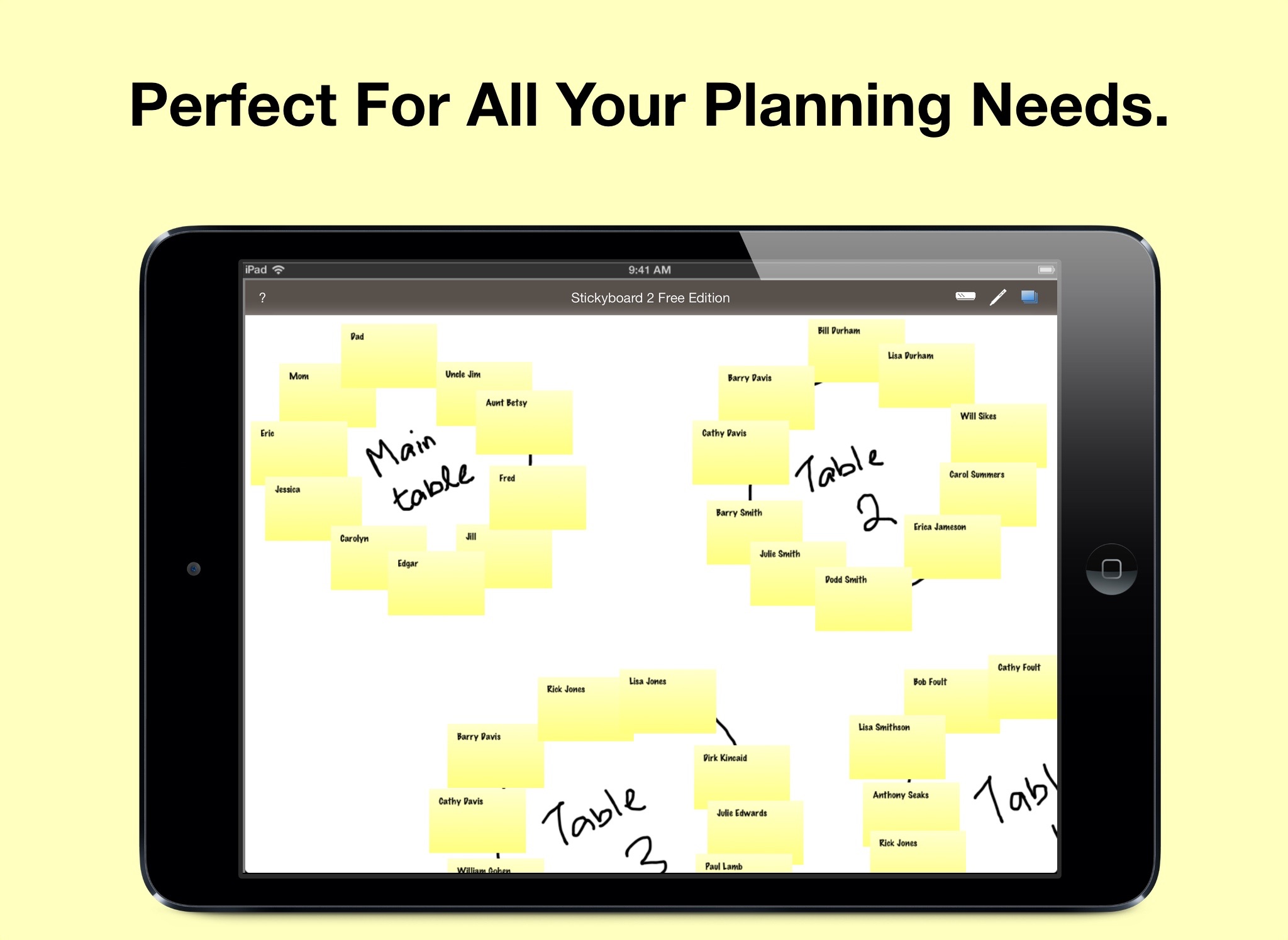 Stickyboard 2 Free Edition: Sticky Notes on a Whiteboard to Brainstorm, Mindmap, Plan, and Organize screenshot 4