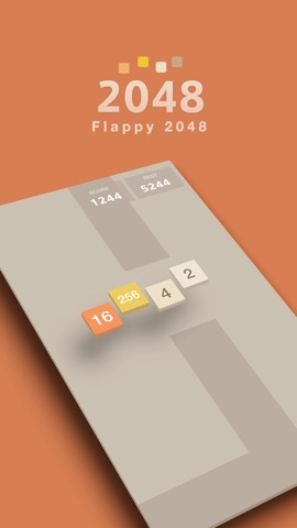 Flappy 2048 - Legend Continueのおすすめ画像1