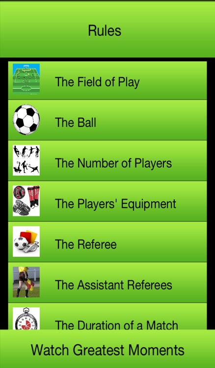 Football - Soccer Rules
