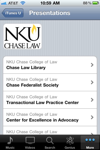 Chase@NKU screenshot 4