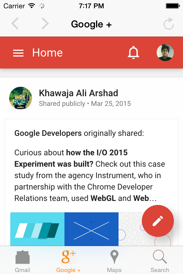 Tabs for Google - Gmail Google Plus Maps and Search