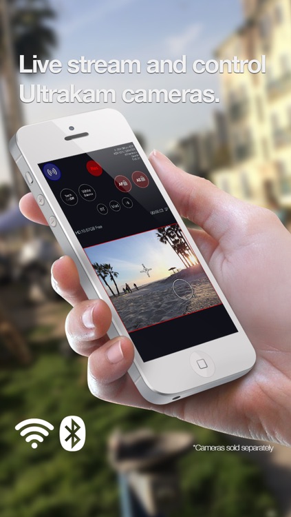 Ultrakam Remote Control. (Camera Wireless Stream and Remote Control for Ultrakam's products)