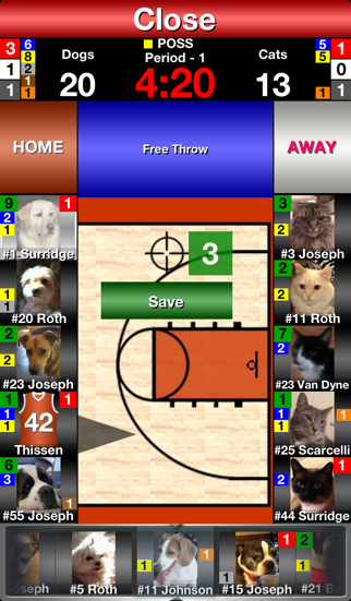 itouchstats basketball iphone screenshot 3