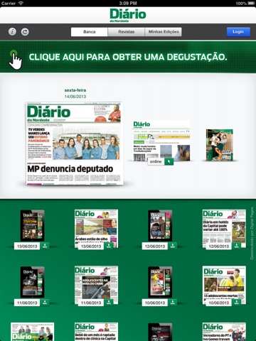 Diário do Nordeste para iPad screenshot 2