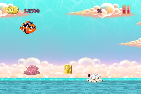 Clumsy Fish Hero Paradise - A FREE Happy Ice Cream Ninjump Evolution Game screenshot 2