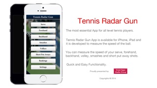 テニスレーダーガン - ボールの速度を測定 screenshot1