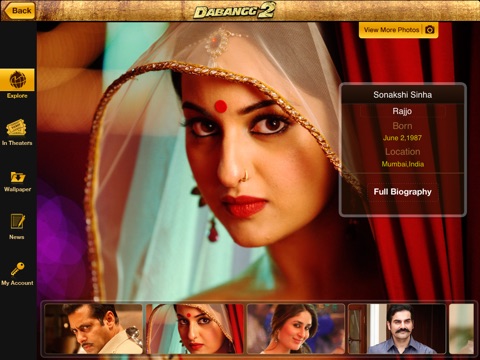 Dabangg 2 Official App for iPad screenshot 2