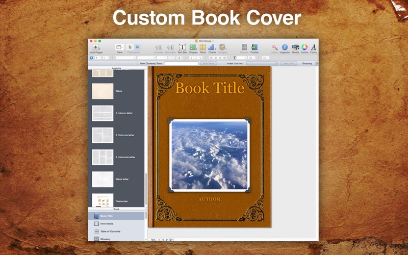A Plus Old Book Template for iBooks Author thumbnail 1
