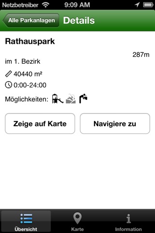 Park Finder Vienna screenshot 2