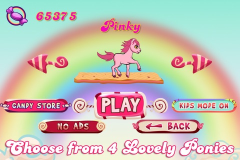 Candy Pony Run - Sweet Jumping Game Saga screenshot 2