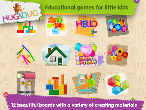 Screenshot #5 pour Little Creator - HugDug Laboratoire artistique d’autocollants pour jeunes enfants.