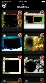 navidad marco de fotos iphone capturas de pantalla 2