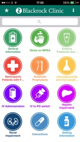 Blackrock Clinic Antimicrobial Guidelines in Adults screenshot