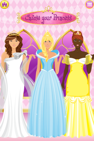 Princess Beauty Dress Up and Makeover For Girls screenshot 2