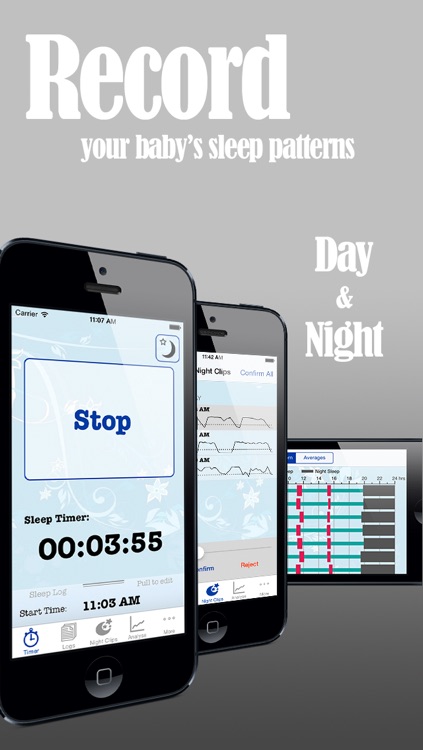 Baby Sleep Timer - Record & analyse your baby's sleep schedule & routine