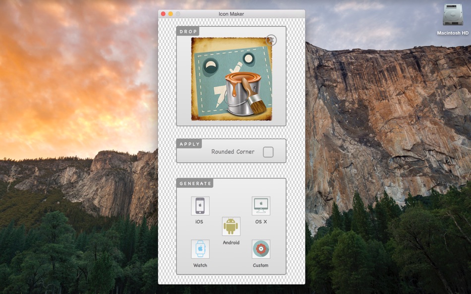 Icon Maker (Asset Catalog for App Store Icons) for Mac OS X - 1.5 - (macOS)