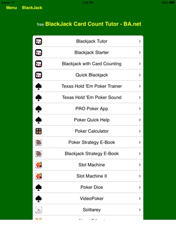 BlackJack Card Count Tutor Free - BA.net screenshot 2