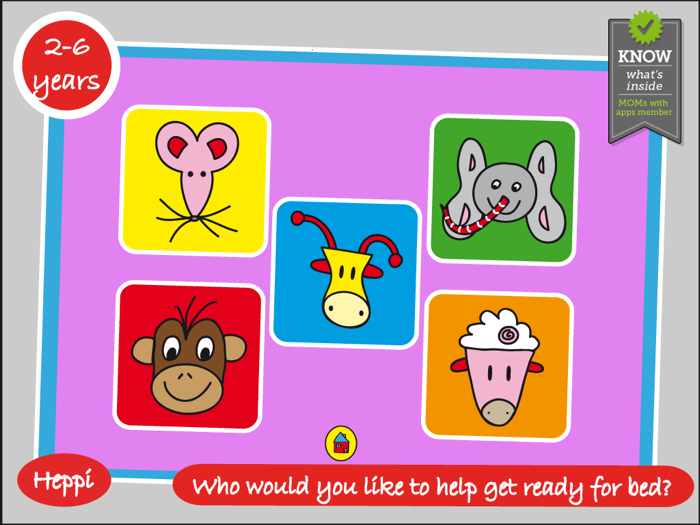 Heppi to Bed with Bo the Giraffe