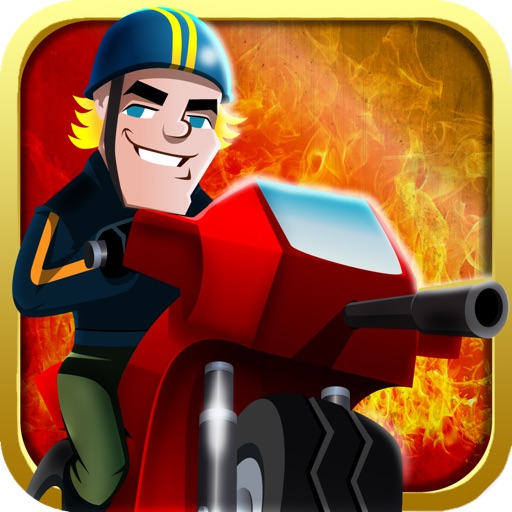 Cartoon Bike Race: Motorcycle Road Chase Racing Free Game