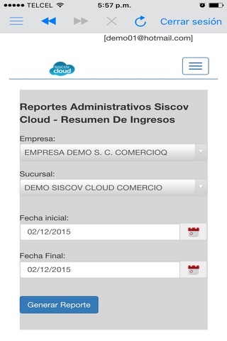 Siscov Cloud App screenshot 4